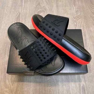 Christian Loubouti.n Black Slide