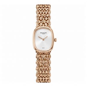 Patek Phillippe Women Geneve Rosegold White Dial
