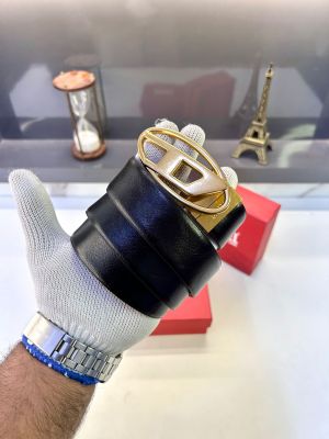 Diese_l Golden Reversible Belt Fa 911
