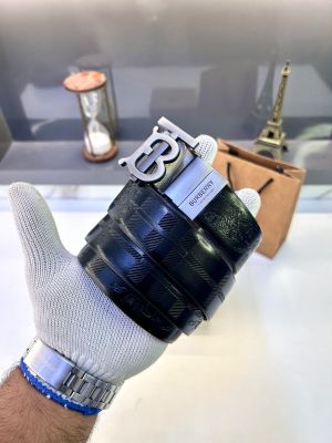 Burberr_y Grey Reversible Belt Fa 849