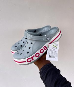 Crocc.s Bayaband Classic Clogs GreyPink
