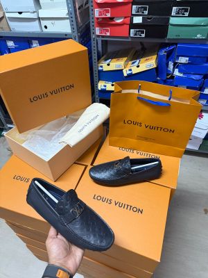 Loui.s vuitton Silverstone Moccasin Loafer navy