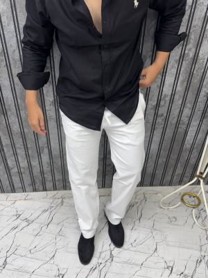 Calvi-n Klein  Lenen adjustable belt Premium Pant MR392