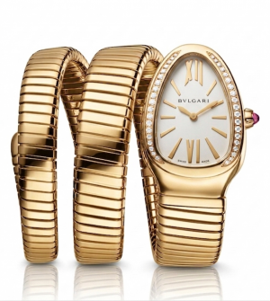 Bvlgari Serpenti Tubogas Gold White