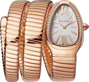 Bvlgari Serpenti Tubogas Rose Gold White