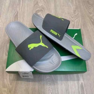 Pum.a Softride Pro Leadpuff Grey Neon Slide