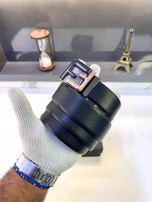 Fend_i Black Golden Reversible Belt Fa 761