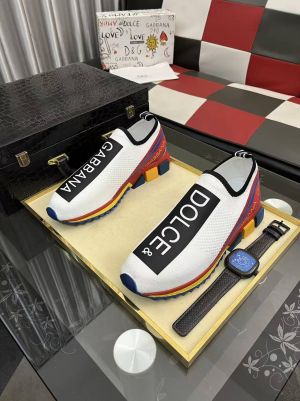 Dolc & Gabbana Sorrento Melt White Multi-Color sneakers
