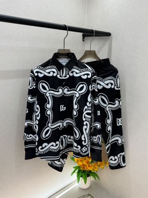 Dolc e & Gabban a Black Imported Printed Super Premium Cord Set With Brand Carry Bag F3954-BL