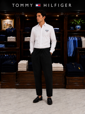 Tomm-y Hilfiger Lenen adjustable belt Premium Pant MR392