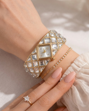 Swaras_ki Curiosa Bangle Gold To White