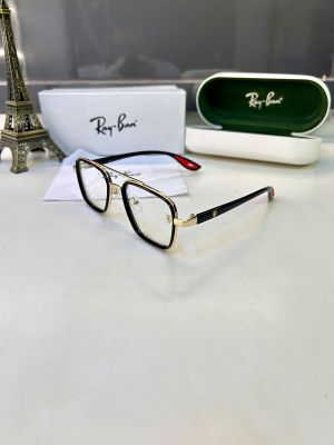 Rayba_n White Golden Sunglass Fa 1032