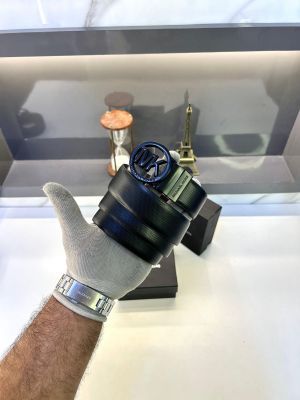 Michae_l Kors Full Black Reversible Belt Fa 415
