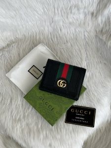 Guccii 03 Black Wallet With Original Box & DustCover Premium Quality