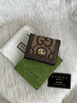 Guccii 04 Brown Mono Wallet With Original Box & DustCover Premium Quality