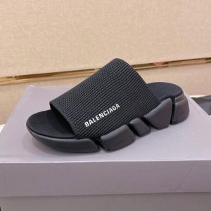 Balenciaga Speed 2.0 Recycled Knit Slide Mule WhiteBlack Made In ITALY