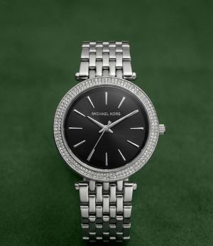 Michael_l Kors Darci Silver Black