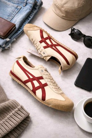 Onitsukaa Tiger Mexico 66 Sd Beige Beet Juice 2435