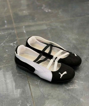 Pumaa Speedcat Ballet Suede Warm White Black 2628