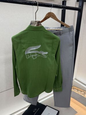 Lacost e Imported Green Pant Shirt Super Premium Combo F5006-GR