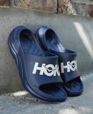 Hokaa Ora Athletic Slide Navy Blue