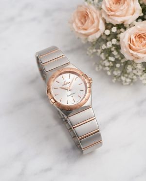 Omegg_aConstellation Sedna 2Ton Copper White Womens