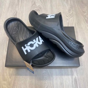 Hoka Ora Athletic Premium Black Slides