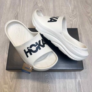 Hoka Ora Athletic Premium Cream Slides