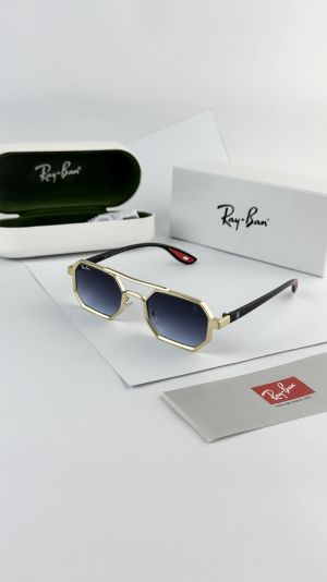 RAYBAN 05 GOLD BLUE SHADED