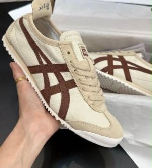 Tiger mexico 66 beige suede Brown womens fix(460)