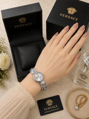 Versace Medusa Stud Icon Full Silver