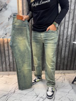 Loewe 100% Imported Very Premium Straight Fit Denim jeans MR405