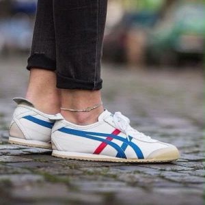 Tiger mexico 66 vintage white blue Red womens fix(503)