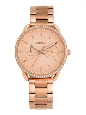 Fossiil Tailor Rosegold Diamond
