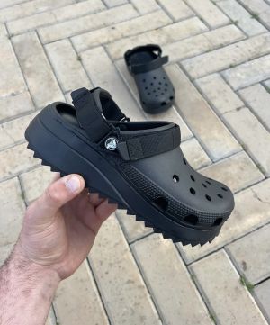 Croccs Classic Hiker Clogs All black