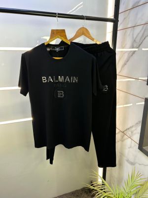 Balmai Paris Black Imported Premium Track Suit With Brand Carry Bag F2573-BL