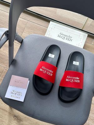 Alexander MCQueen Pool Slide BlackRed