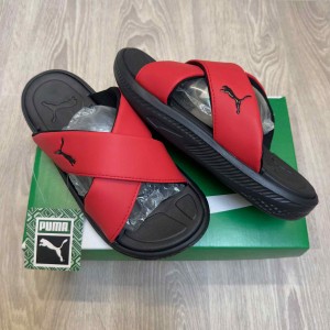 Pum.a Softride Seave Cross Strap Red Slides
