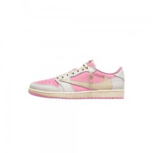 Travis Scott x Air jordan 1 low OG Shy pink semi ua