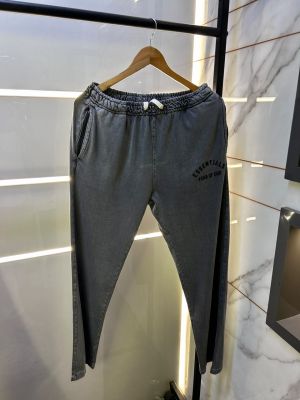 Essential Acid Wash Grey Premium Track Pant F3729-GY