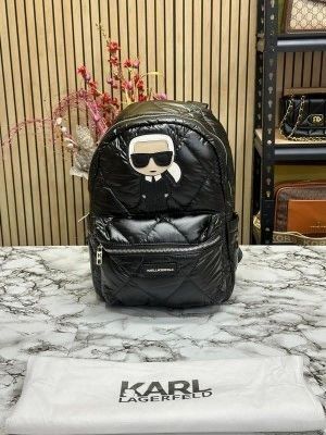 KARL LAGERFELD PREMIUM BAGPACK WITH DUST BAG (BLACK) 9118
