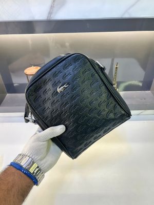 Lacos_t Black Sling Bag Premium Quality Fa 971