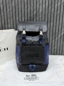 Coacch CB 058-1 Black-Blue Backpack With Original DustCover & CarryBag