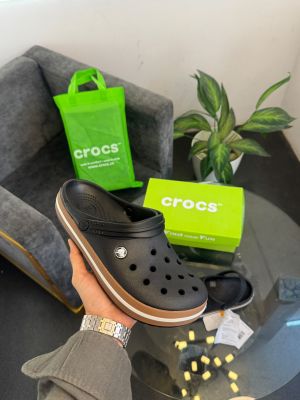 Croccs Crocband Gum Clog Black