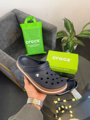 Croccs Crocband Gum Clog Navy