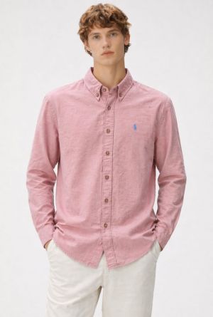 RALP- L-AUREN P-OLO IMPORTED STORE ARTICLE SHIRT leelan fabric