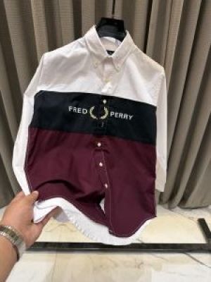 Fred_Perr y White Wit aroon Premium Shirt