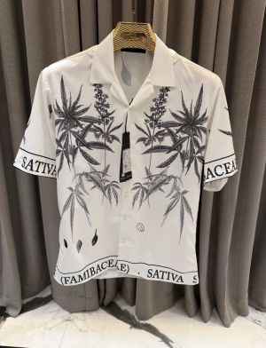 Ami_Palm imported Half Sleeves Shirt White