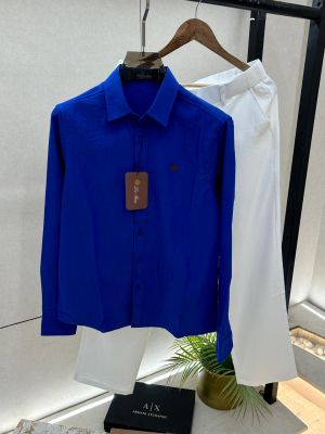Loro Piana Imported Blue Pant Shirt Super Premium Combo F3877-BU