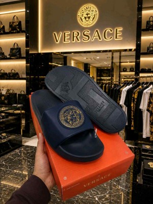 Versace Flip Flop Navy Blue 465